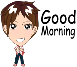 Cartoon Boy anime drawing v.update002 sticker #7648574