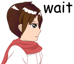 Cartoon Boy anime drawing v.update002 sticker #7648579