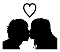 love couple sticker sticker #7648583
