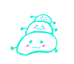 Strawberry Mochi[Must be happy] sticker #7648708