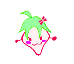 Strawberry Mochi[Must be happy] sticker #7648711