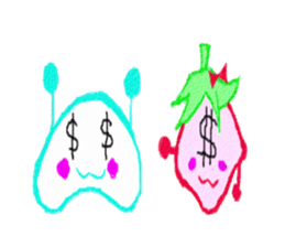 Strawberry Mochi[Must be happy] sticker #7648717