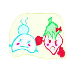 Strawberry Mochi[Must be happy] sticker #7648718