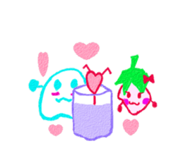 Strawberry Mochi[Must be happy] sticker #7648727