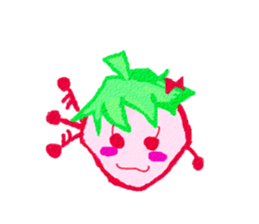 Strawberry Mochi[Must be happy] sticker #7648733