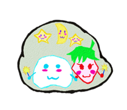 Strawberry Mochi[Must be happy] sticker #7648737