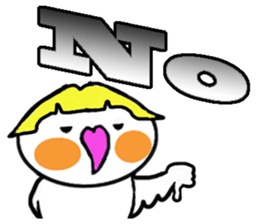 Cheeky parakeet 3 sticker #7649846