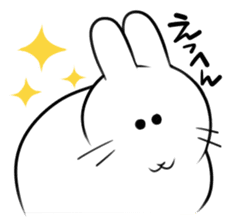 rabbit is justice2 sticker #7650386