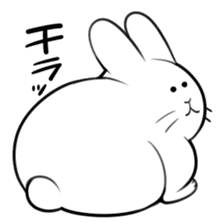 rabbit is justice2 sticker #7650401