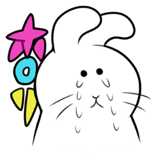 rabbit is justice2 sticker #7650403