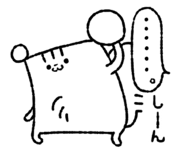 Square squirrel 2 sticker #7650829