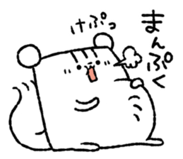 Square squirrel 2 sticker #7650838