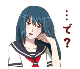 Invective girl sticker #7651081