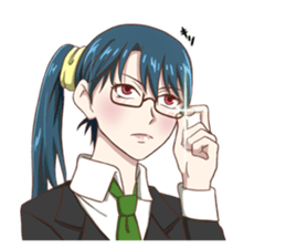 Invective girl sticker #7651098