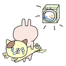 catandrabbit2 sticker #7652582