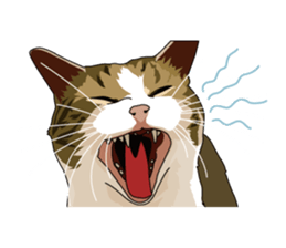 Cat illustrations Sticker sticker #7652823