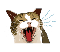 Cat illustrations Sticker sticker #7652823