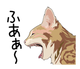 Cat illustrations Sticker sticker #7652844