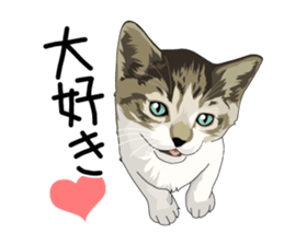 Cat illustrations Sticker sticker #7652849
