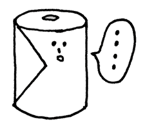 Tissue &  toilet paper sticker #7653609