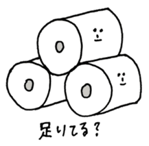 Tissue &  toilet paper sticker #7653611