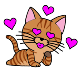 Ryoma and Chacha (cat eyes version) sticker #7653708