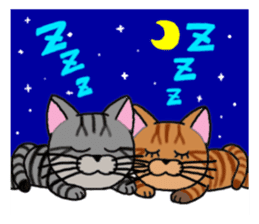 Ryoma and Chacha (cat eyes version) sticker #7653722