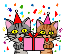 Ryoma and Chacha (cat eyes version) sticker #7653726