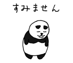 Panpan of a relaxation panda2 sticker #7654585