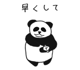 Panpan of a relaxation panda2 sticker #7654600