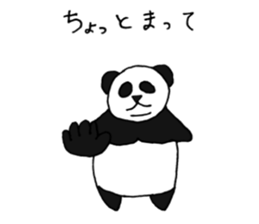Panpan of a relaxation panda2 sticker #7654601