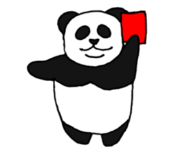 Panpan of a relaxation panda2 sticker #7654614