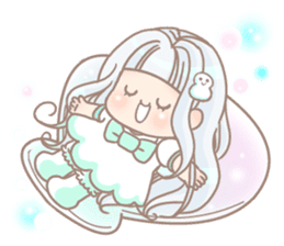 North Country Snow girl sticker #7654745