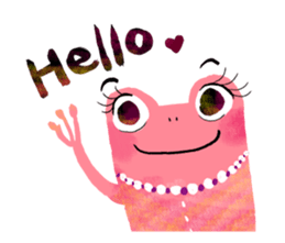 Genki frog sticker #7655063