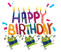 Genki frog sticker #7655098