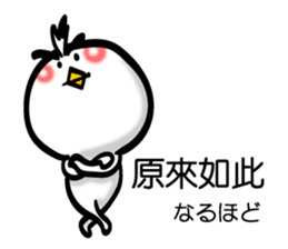 Easy to use Taiwanese & Jp Parakeet sticker #7655183