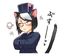 chinese catgirls 2 sticker #7655226