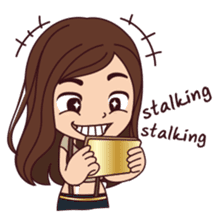 Curious Girl sticker #7655465