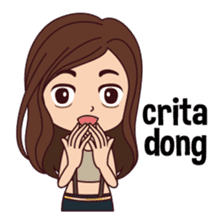 Curious Girl sticker #7655474