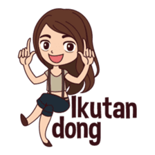 Curious Girl sticker #7655488