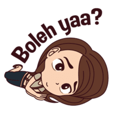 Curious Girl sticker #7655489