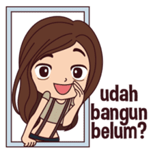 Curious Girl sticker #7655490