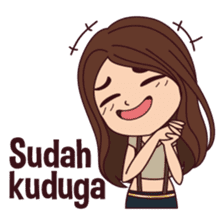 Curious Girl sticker #7655497