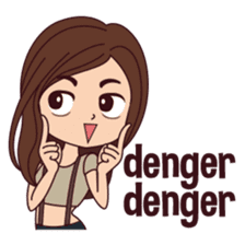 Curious Girl sticker #7655498