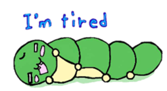 caterpillar clerk2 English sticker #7656037