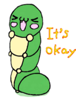 caterpillar clerk2 English sticker #7656045