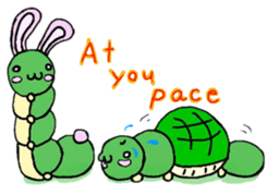 caterpillar clerk2 English sticker #7656046