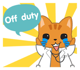 Doctor Cat sticker #7656263