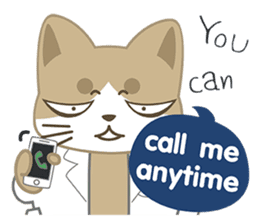Doctor Cat sticker #7656274