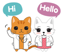 Doctor Cat sticker #7656280